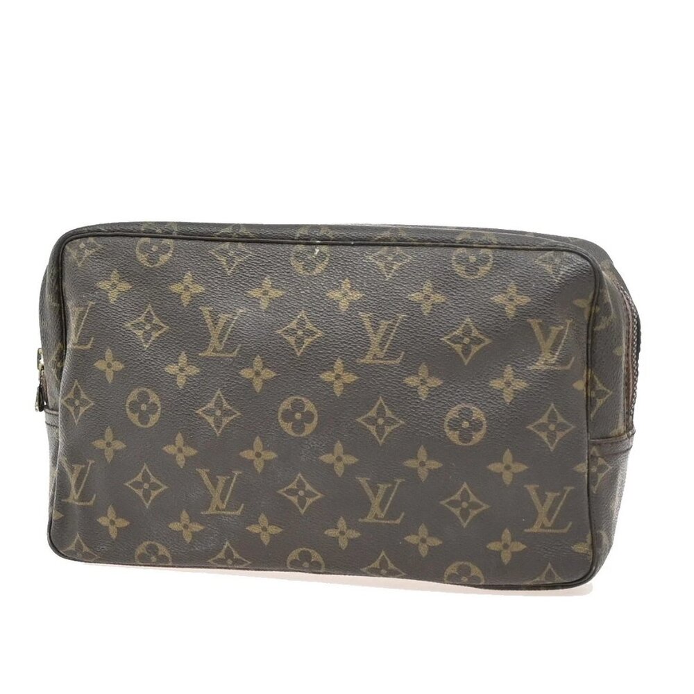 LOUIS VUITTON Trousse Toilette 28 Clutch Hand Bag Monogram Brown M47522 68EF490